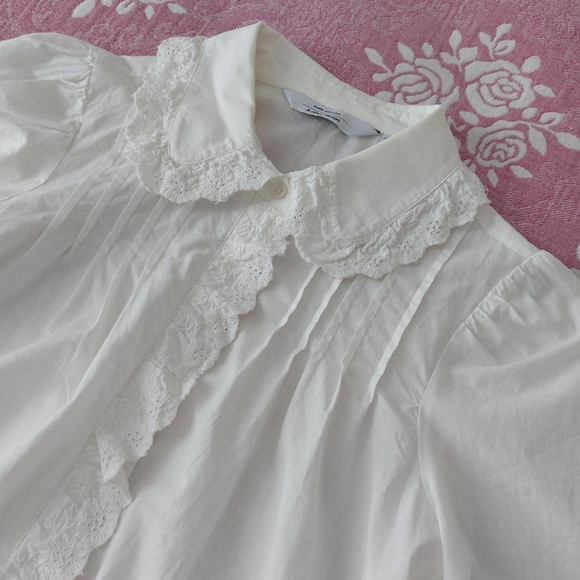 & Other Stories Ruffle Blouse - Picture 2 of 4